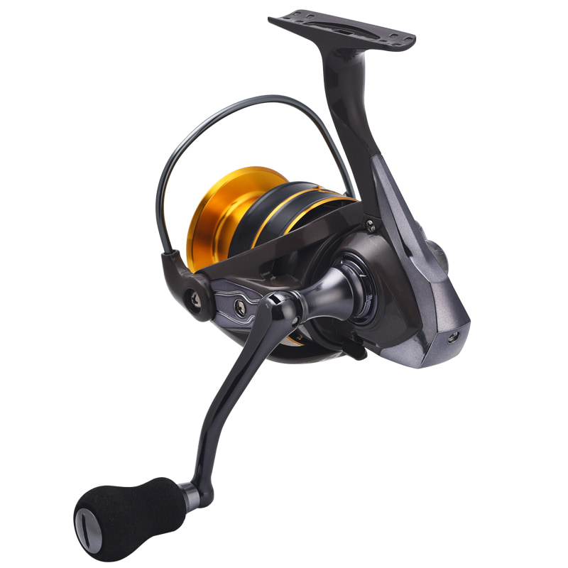 Bruine metalen spoel Power EVA-handvat Vissen Spinning Reel Zoutwater Bait Casting Reel Spinning Visserijspoelen