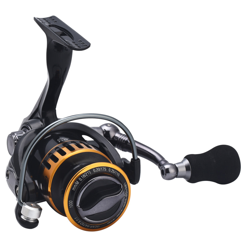 Metalen Spoel 5.1:1 Vissen Spinning Reel Zoutwater Aas Casting Reel Spinning Vistuig Vissen Rollen