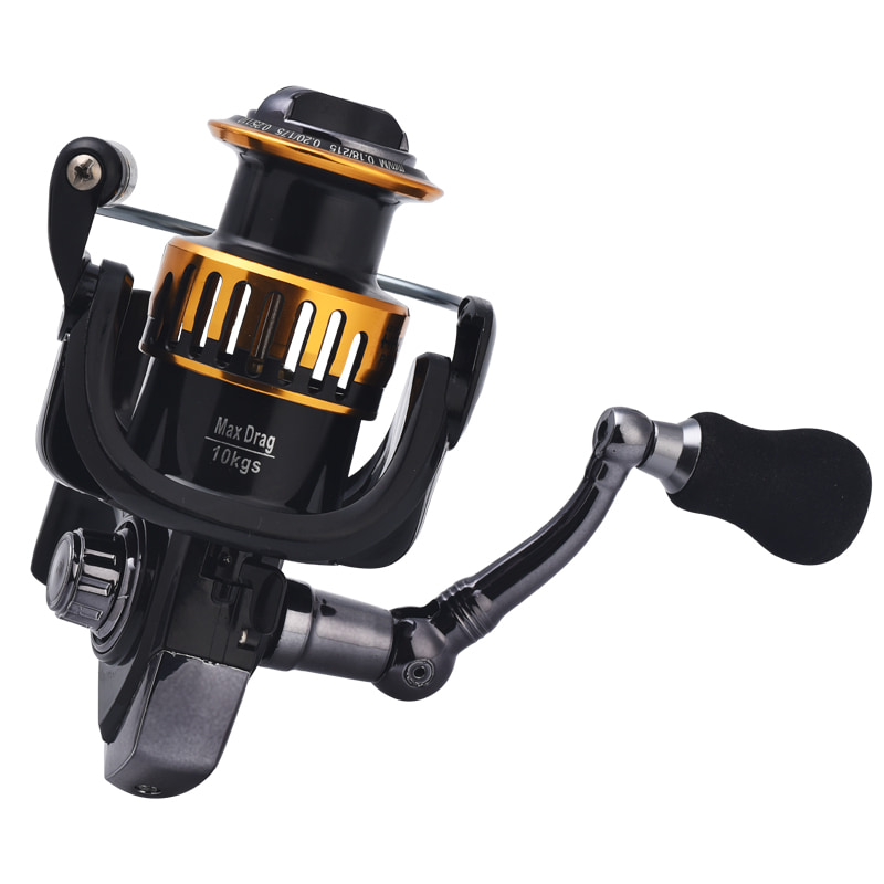 Metalen Spoel 5.1:1 Vissen Spinning Reel Zoutwater Aas Casting Reel Spinning Vistuig Vissen Rollen