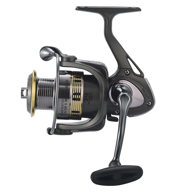 Metalen Spoel 5 + 1BB CNC Schroef-in handvat Vissen Spinning Reel Zeevissen rollen Bait Casting Spinning Vissen rollen