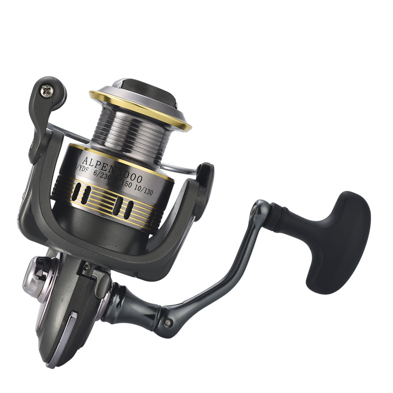 Metalen Spoel 5 + 1BB CNC Schroef-in handvat Vissen Spinning Reel Zeevissen rollen Bait Casting Spinning Vissen rollen