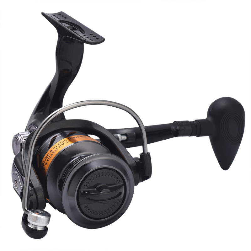 Hoge kwaliteit Metalen Spoel 5.1: 1 Vislijn Wiel Spinning Reel Zoutwater Bait Casting Reel Spinning Vistuig Vissen Rollen